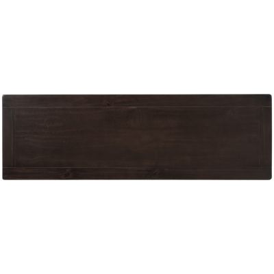 Streamdale Retro Console Table with Open Shelves and Pine Frame