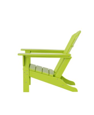 All-Weather Contoured Outdoor Poly Adirondack Chair
