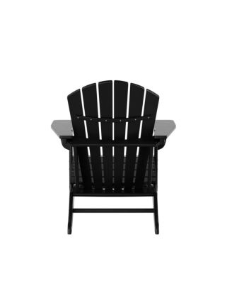All-Weather Contoured Outdoor Poly Adirondack Chair (Set of 4)