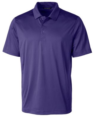 Men's Cutter and Buck Prospect Textured Stretch Recycled Short Sleeve Polo