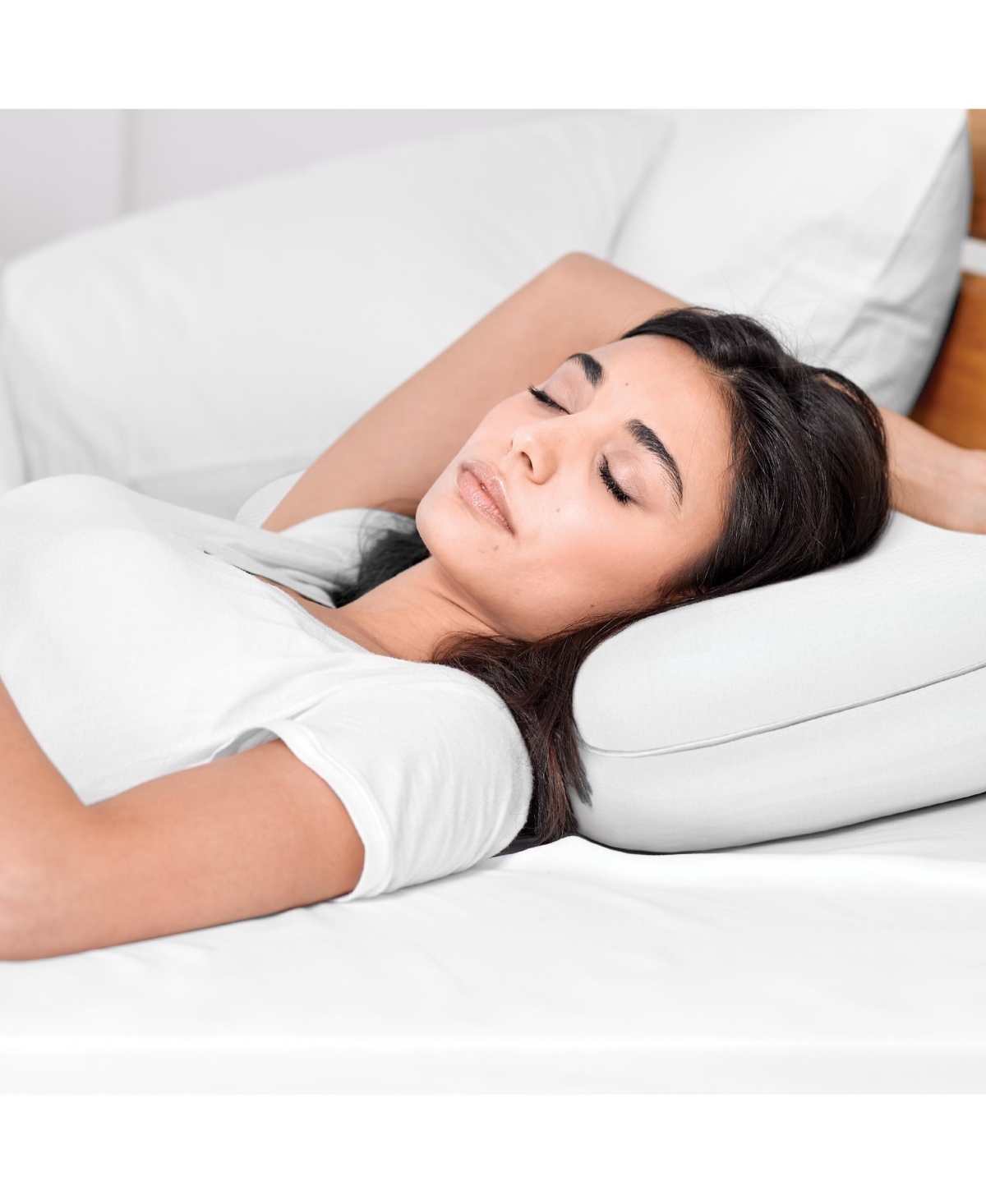 Serta Comfort Curve Refresh Foam Pillow, Standard In White