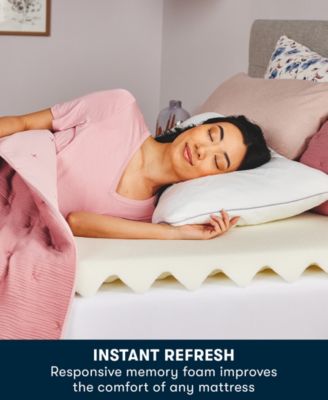 Comfort Boost 2.5-inch Memory Foam Mattress Topper, Twin XL