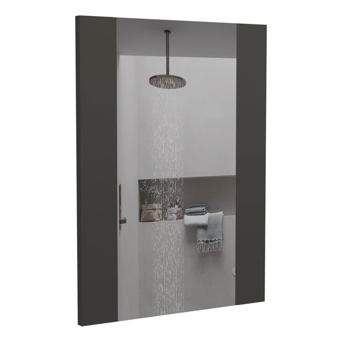 Streamdale Furniture Barrington Rectangle MirrorWengue - Black
