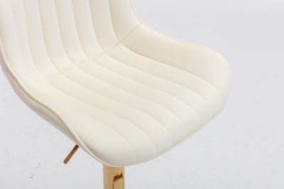 Adjustable Chrome Footrest with Velvet Base and Height Adjustment