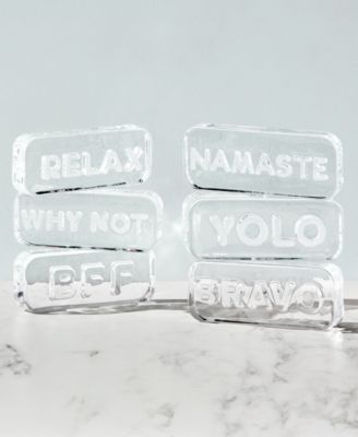 Paroles YOLO Glass Paperweight