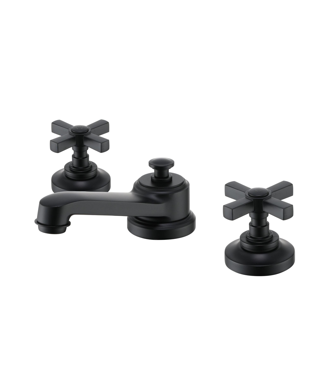 Mondawe Bathroom Faucets for Sink 3 Hole, Widespread Bathroom Sink Faucet 2 Handles Kitchen Faucets with cUPC Flexible Hose