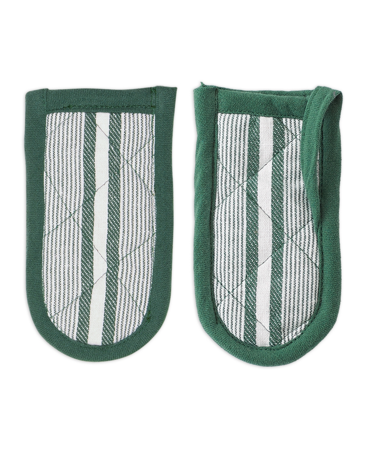 Design Imports Double Strip Chef Kitchen Cooking Baking Collection, Pan Handle Set, 6x3, Dark Green, 3 Piece In Dark Green