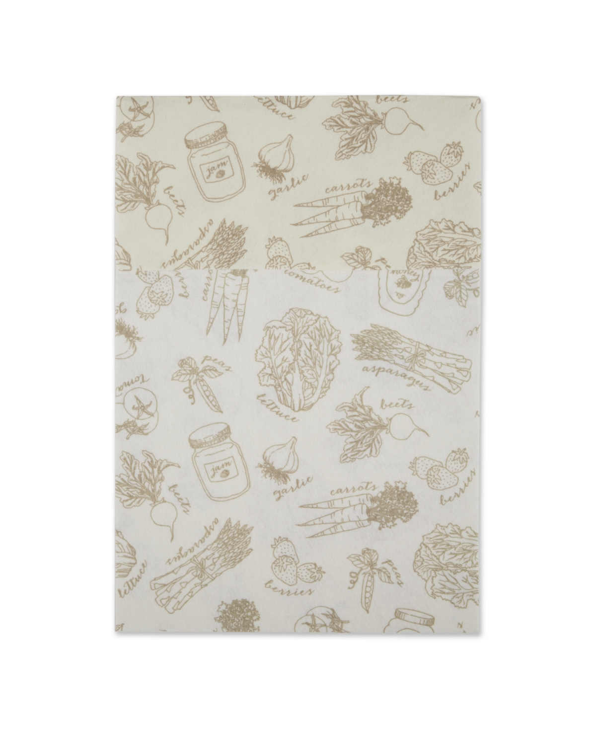 Design Imports Fridge Liner Collection Non-adhesive, Cut To Fit, 12x24", Cream Market, 6 Piece In Cream Marke