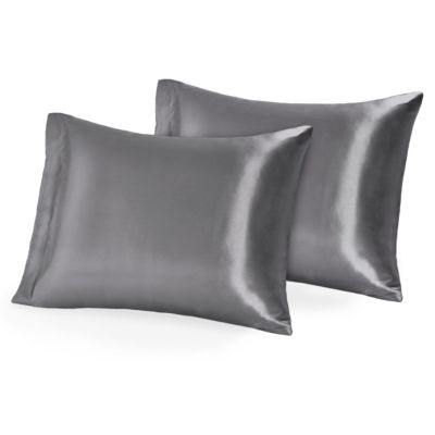 Mulberry Silk Pillowcase Set, Zipper Closure, Standard Size