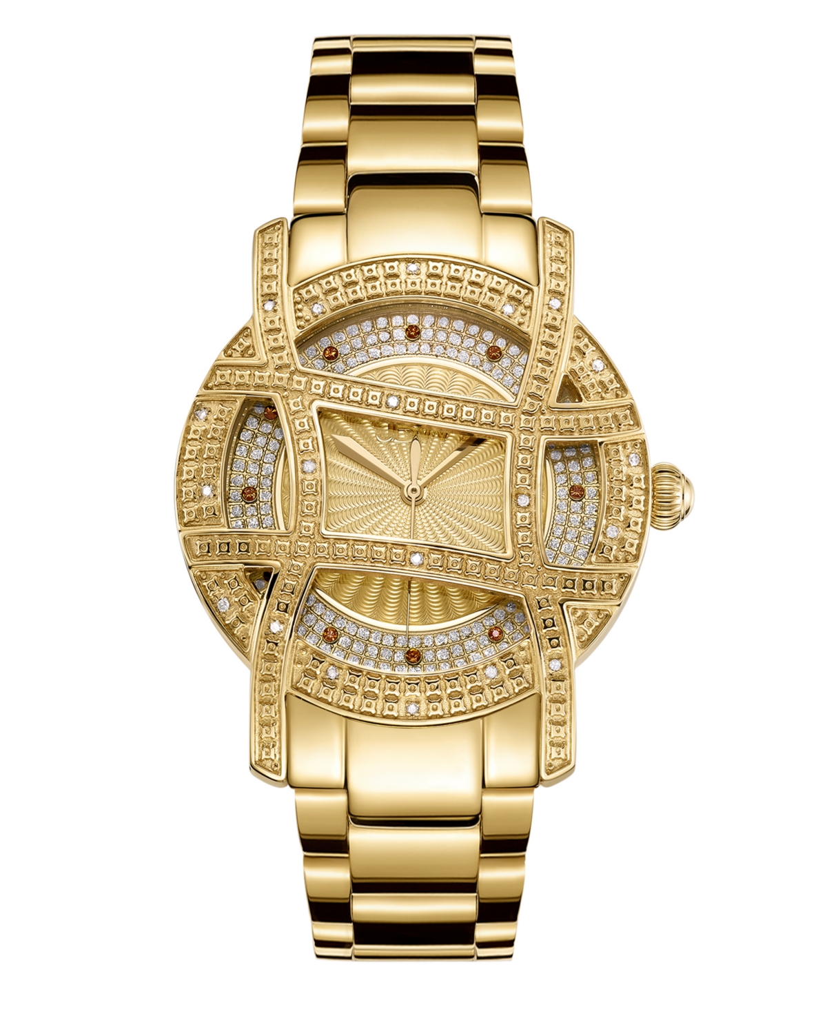 10 Yr Anniversary Women's Olympia Diamond (1/5 ct.t.w.) 18K Gold Plated Watch - Gold