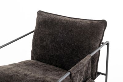 Upholstered Hanging Armchair with Metal Frame