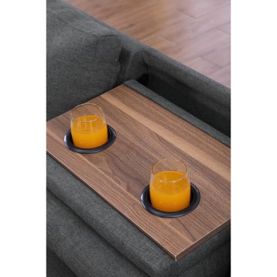 Streamdale Alger 98" Wide Left Hand Facing Sofa Chaise With Ottoman