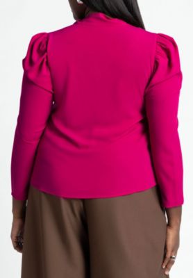 Women's Drape Front Blouse