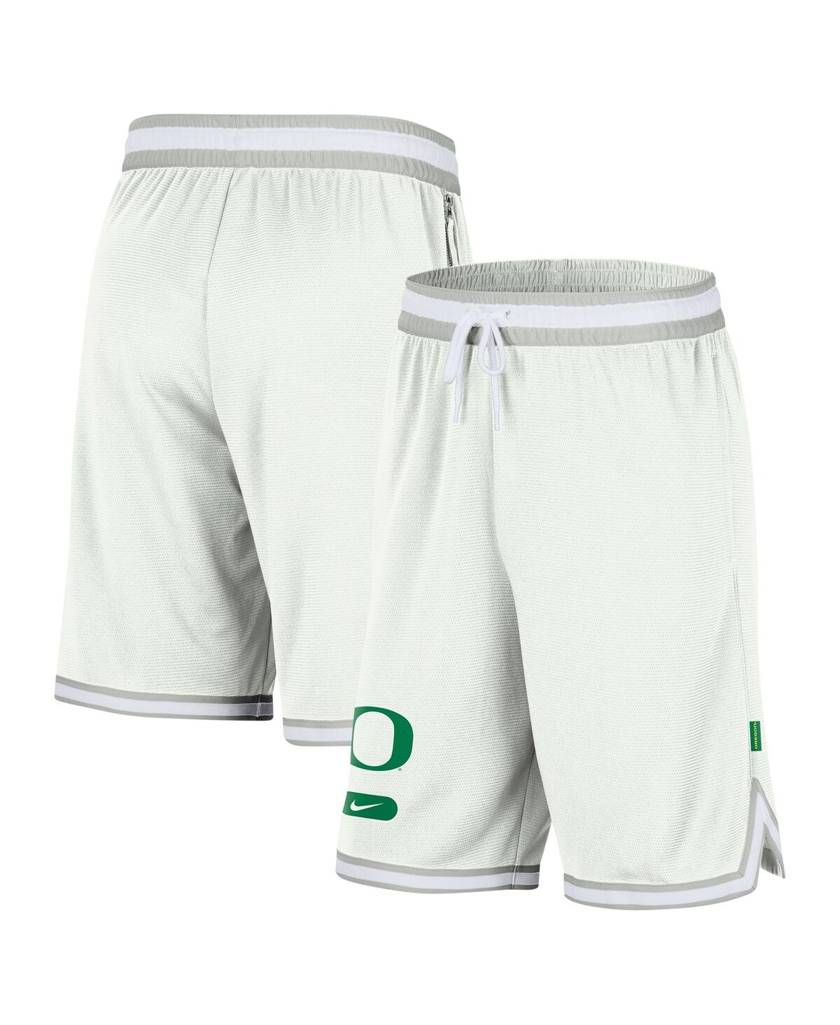 Shop Nike Men's Cream Oregon Ducks Dna 3.0 Performance Shorts In White