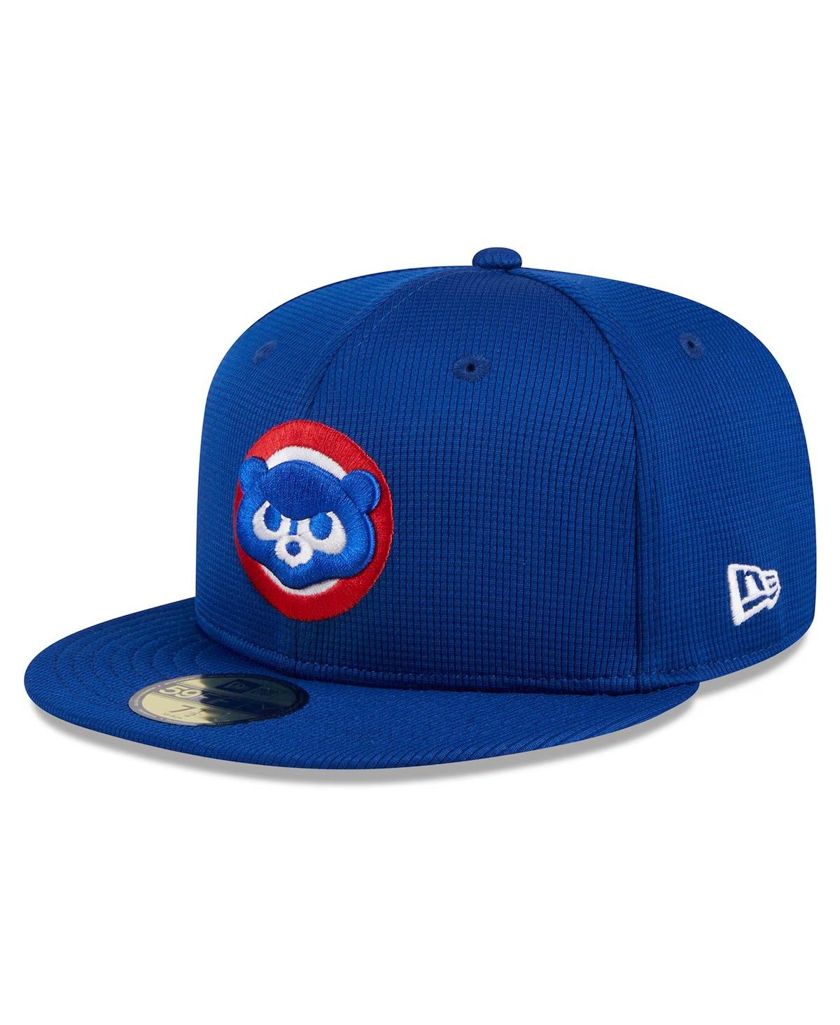 Men's Royal Chicago Cubs 2024 Batting Practice 59FIFTY Fitted Hat - Blue