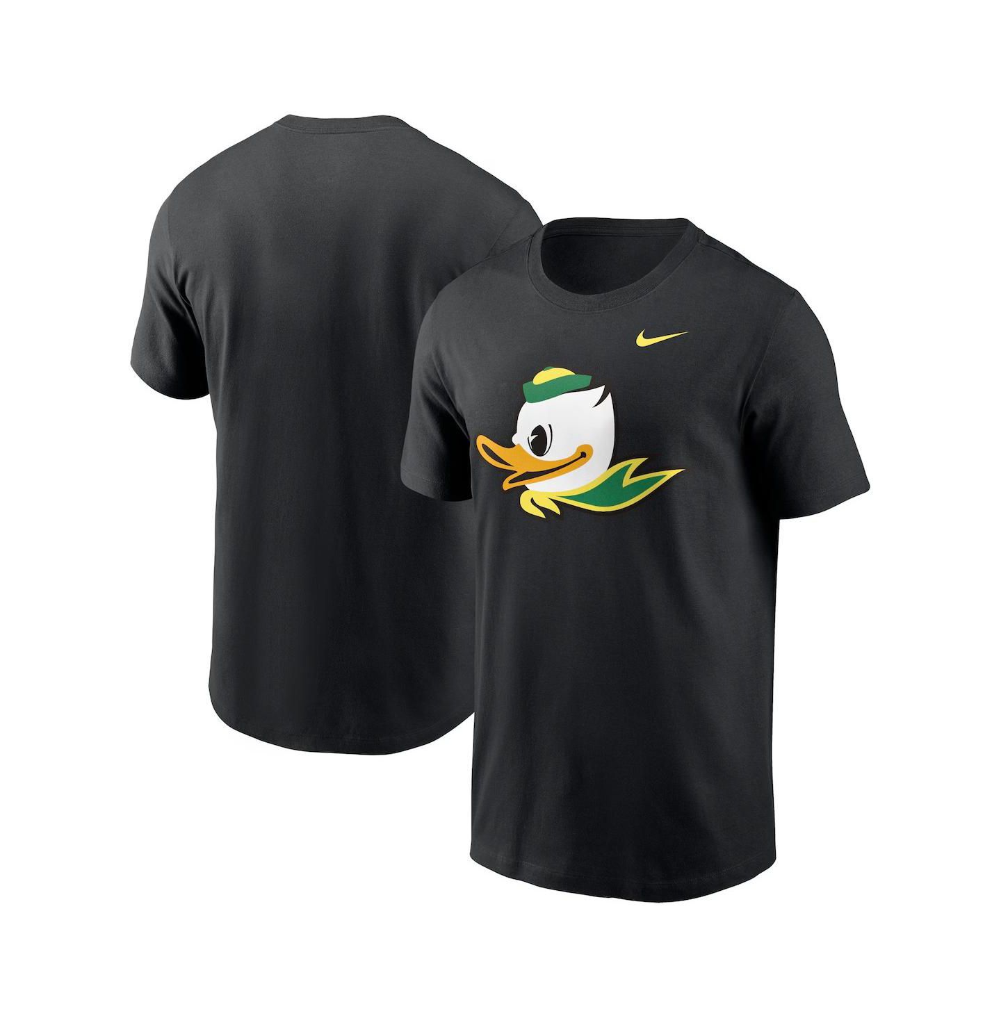 Мужская футболка Nike Oregon Ducks Primetime Evergreen Alternate Logo, цвет: Чёрный — фото 1