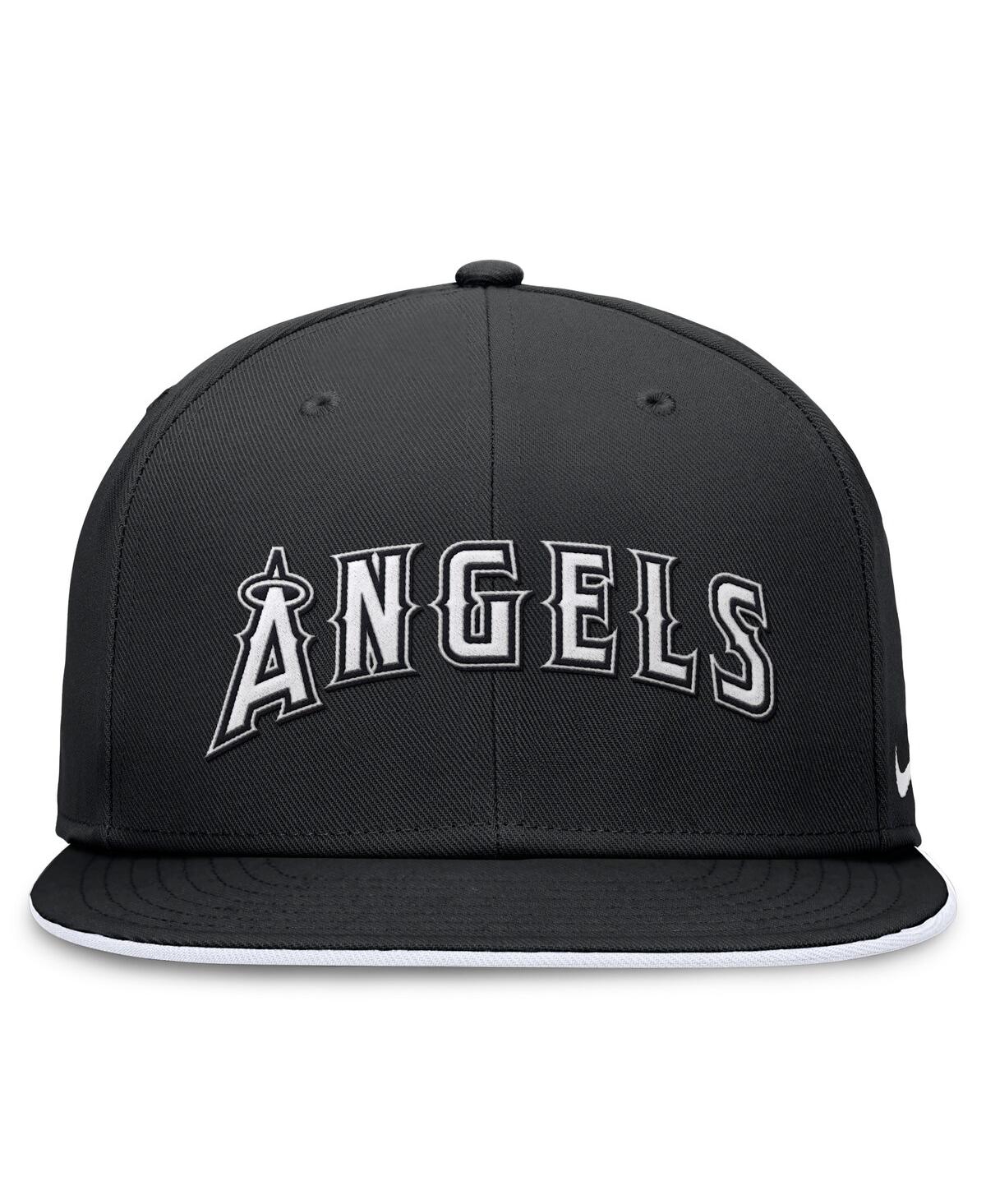 Nike Men'sLos Angeles Angels Primetime True Performance Fitted Hat - Black