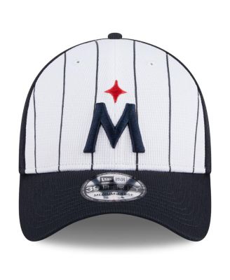Men's White Minnesota Twins 2024 Batting Practice 39THIRTY Flex Hat