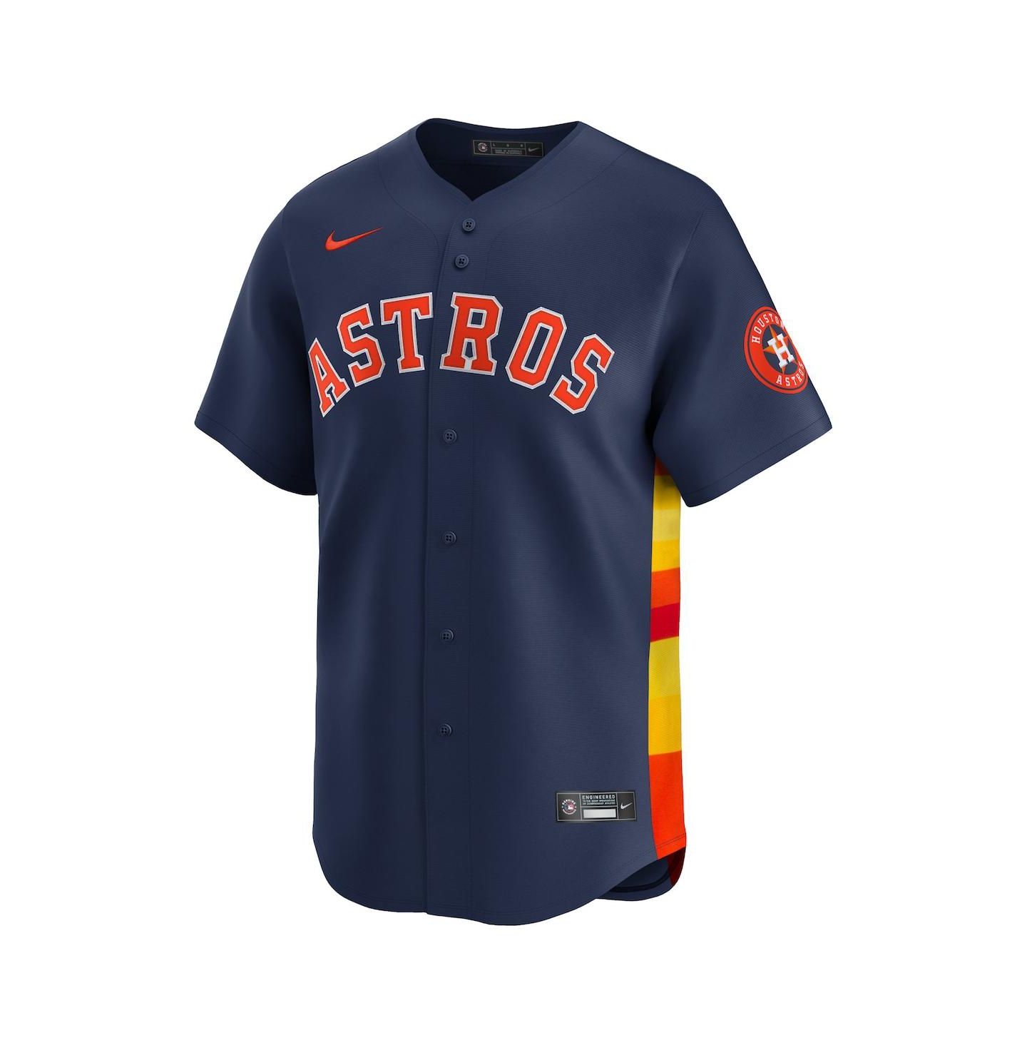 Мужской топ Nike Jose Altuve Orange Houston Astros Alternate Limited Player Jersey — фото 2
