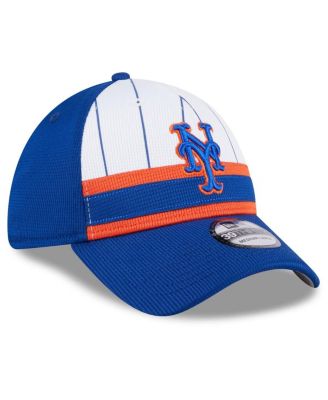 Men's White New York Mets 2024 Batting Practice 39THIRTY Flex Hat