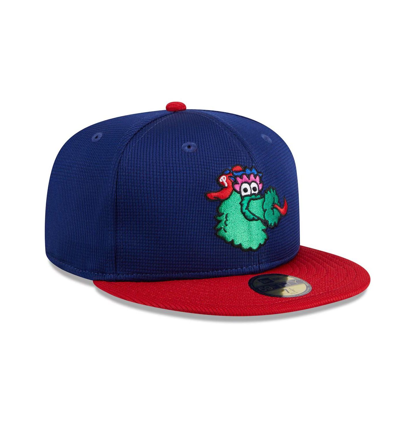 Мужская бейсболка New Era Philadelphia Phillies 2024 Batting Practice 59FIFTY Fitted, Navy — фото 2