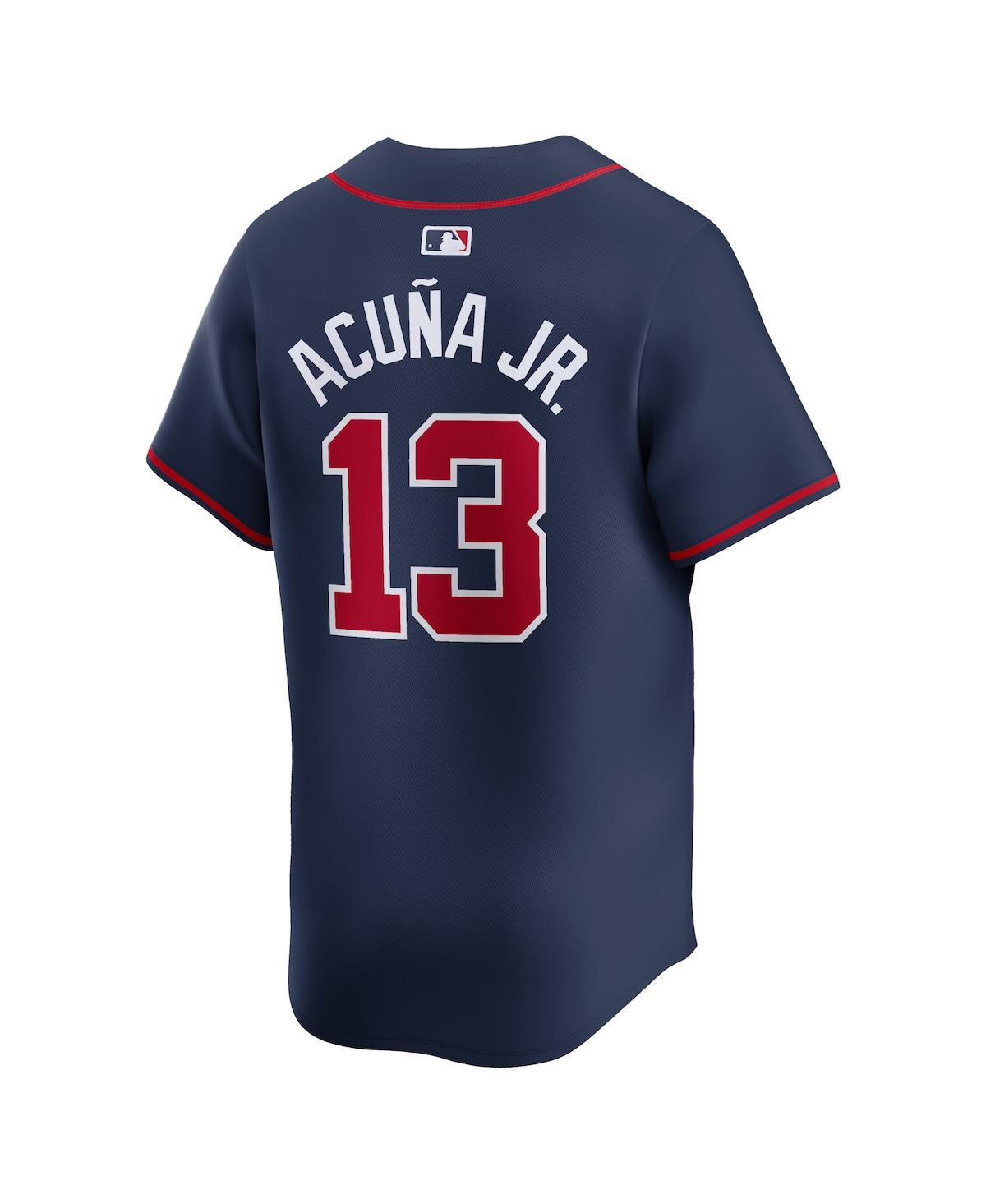 Nike Men's Ronald Acuna Jr.Atlanta Braves Alternate Limited Player Jersey - Navy