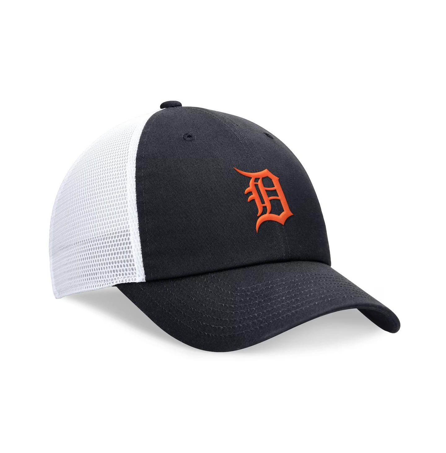 Мужская кепка Nike Navy Detroit Tigers Evergreen Club Trucker Adjustable Hat — фото 3