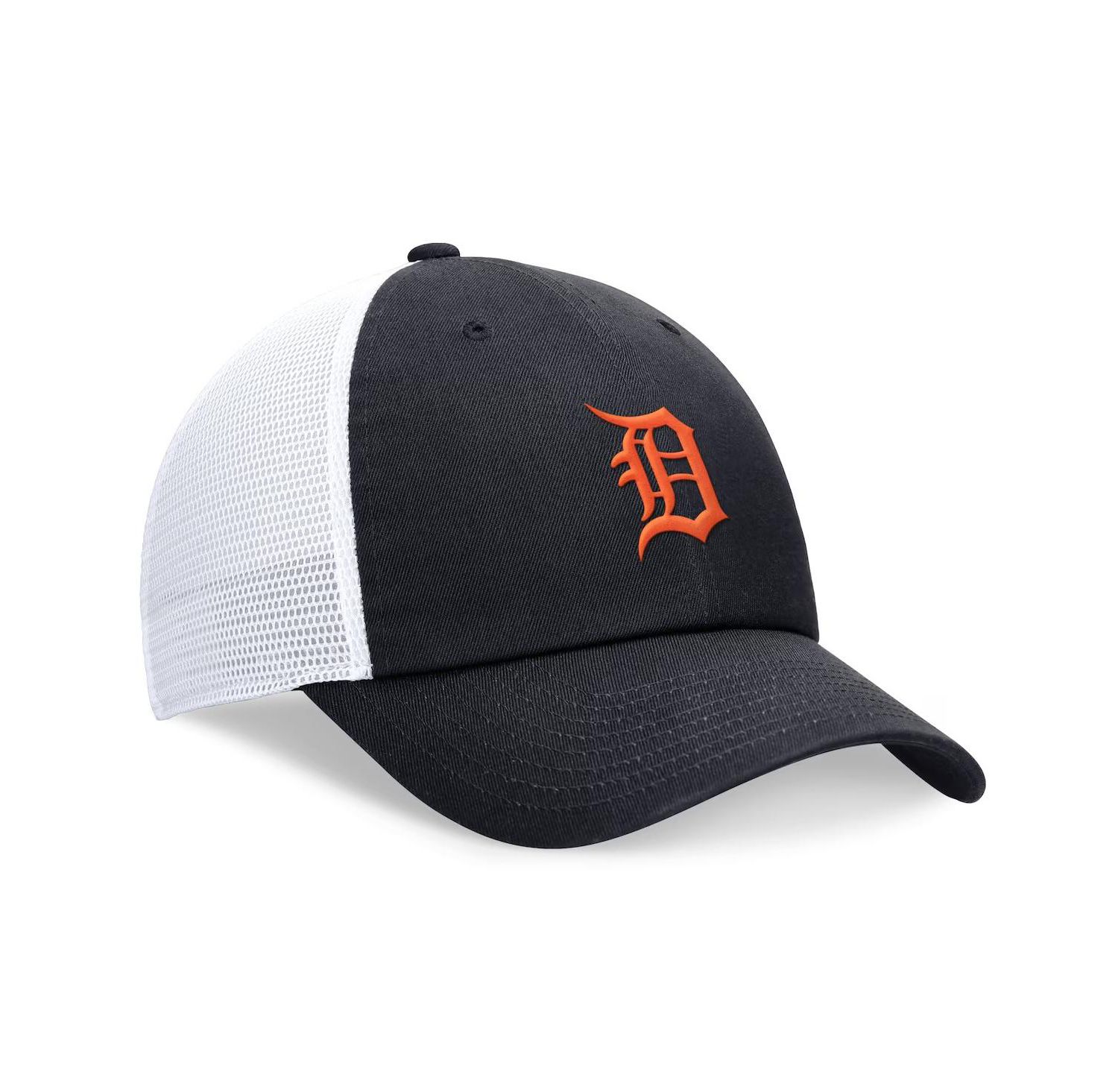 Men's Navy Detroit Tigers Evergreen Club Trucker Adjustable Hat