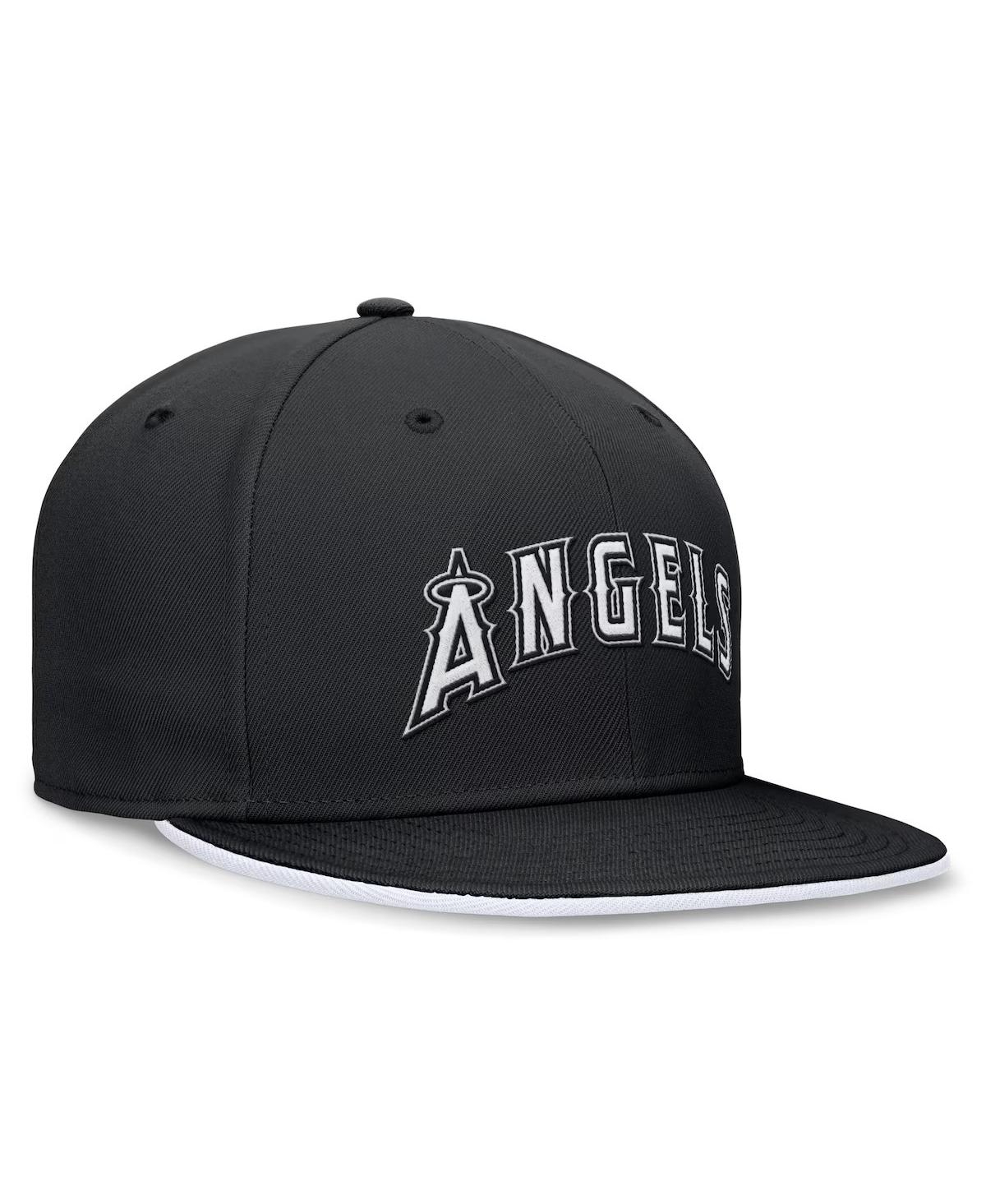 Nike Men'sLos Angeles Angels Primetime True Performance Fitted Hat - Black