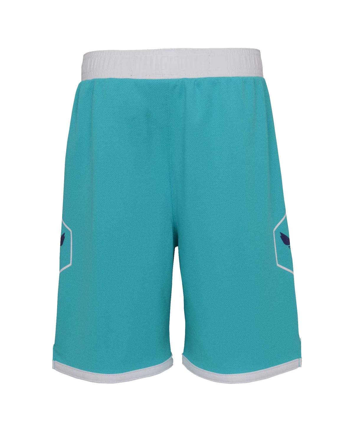 Jordan PreschoolCharlotte Hornets 2023/24 Icon Edition Replica Shorts - Teal