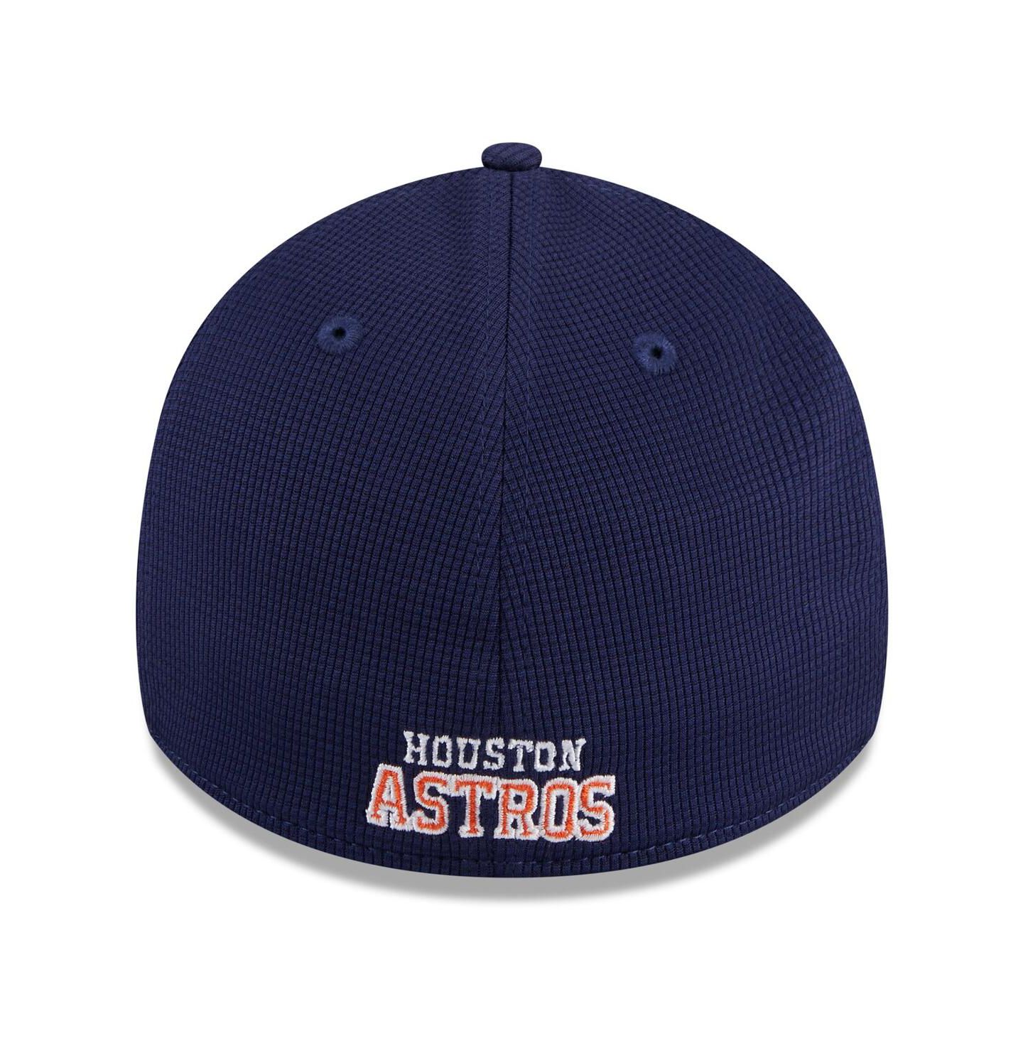 Мужская кепка New Era Orange Houston Astros 2024 Batting Practice 39THIRTY Flex Hat — фото 3
