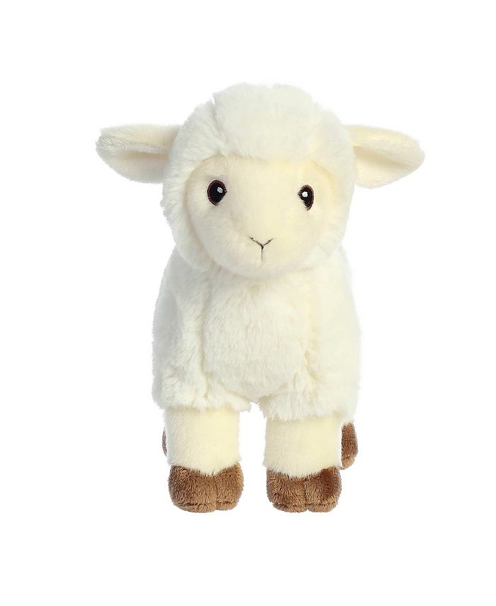 Peluche Cane Beagle Aurora Eco Nation, 20 Cm, Realizzato Con Plastica Riciclata (8 Bottiglie), Morbido E Sostenibile, Bianco E Nero - 4