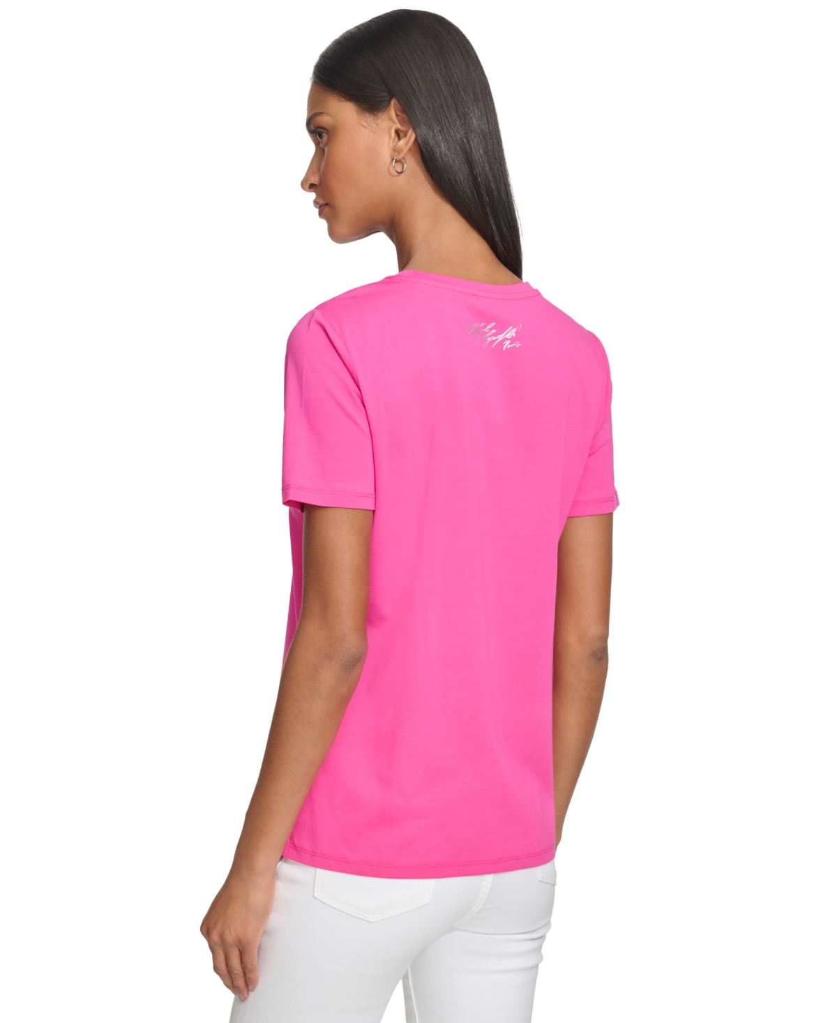 Karl Lagerfeld Paris Women's Sparkle City Scene Tee
