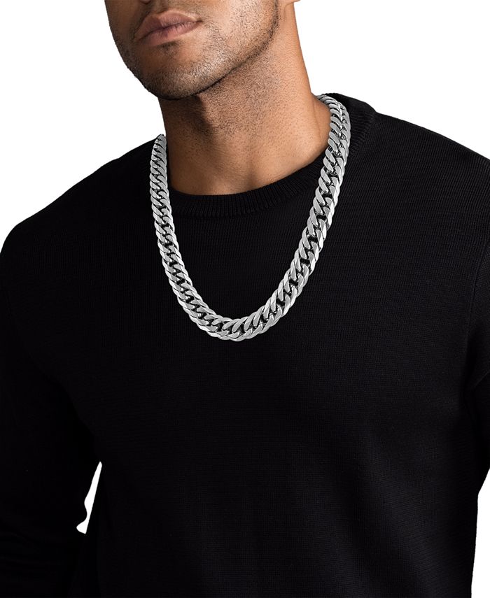 Esquire Men's Jewelry Wide Curb Link 24