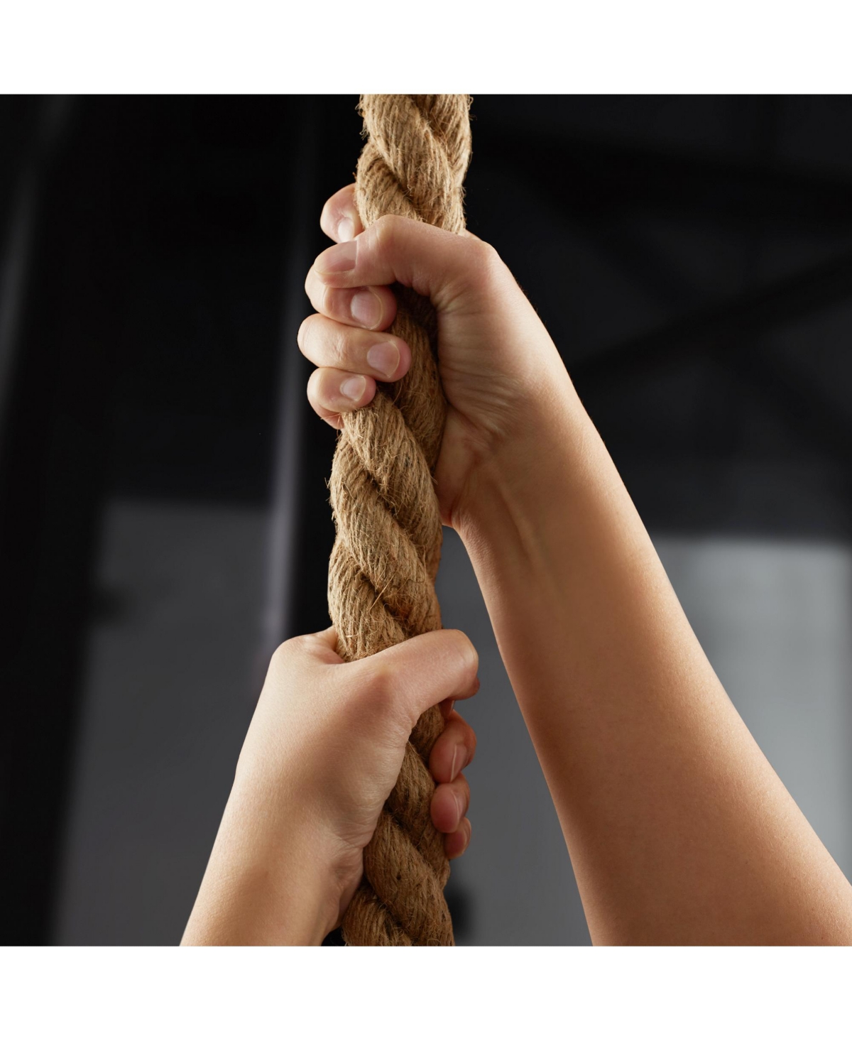 Philosophy Gym 15 ft. Indoor / Outdoor Exercise Climbing Rope - 1.5 Inch Diameter