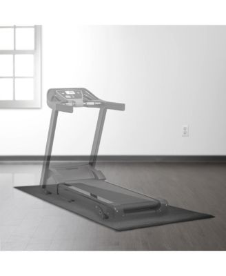 Exercise Equipment Mat 36 x 84-Inch, 6mm Thick High Density PVC Floor Mat for Ellipticals, Treadmills, Rowers, Stationary Bikes