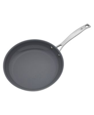 HENCKELS Clad H3 Stainless Steel Ceramic Nonstick 2 Piece 10" and 12" Fry Pan Set
