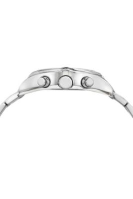 Roman Stainless Steel Silver Tone & White Men's Watch 1291AROS