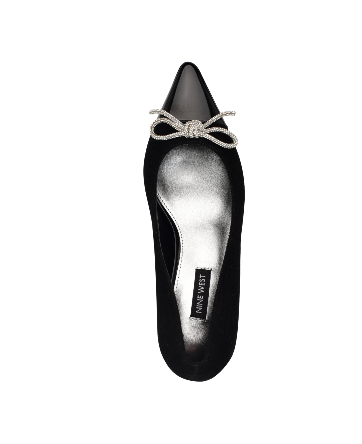 NINE WEST WOMEN'S WENDON BRIDAL TAPERED HEEL SLIP-ON DRESS PUMPS 