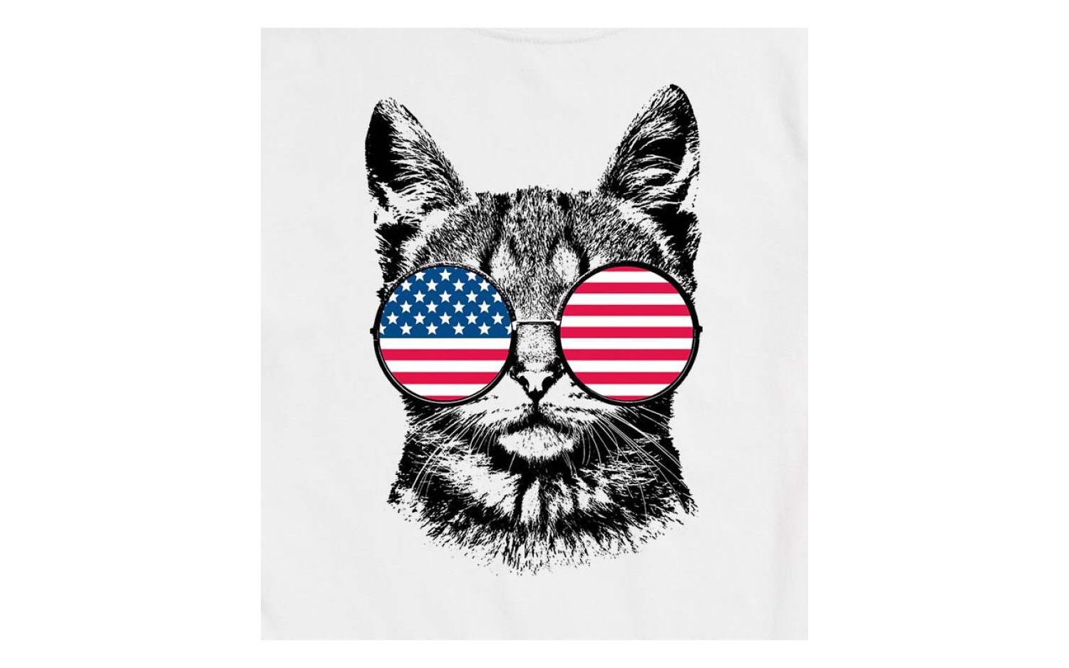 Trendy Juniors USA Cat Graphic Tee