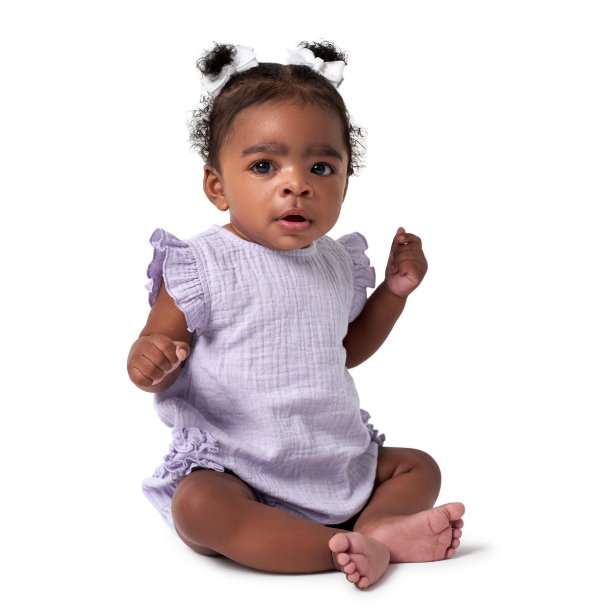 Gerber Baby Girls Gauze Sunsuit Romper