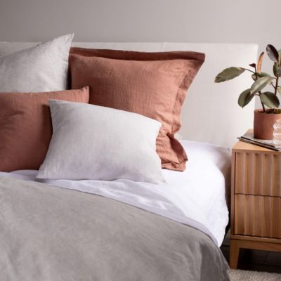 French Linen Flanged Euro Sham