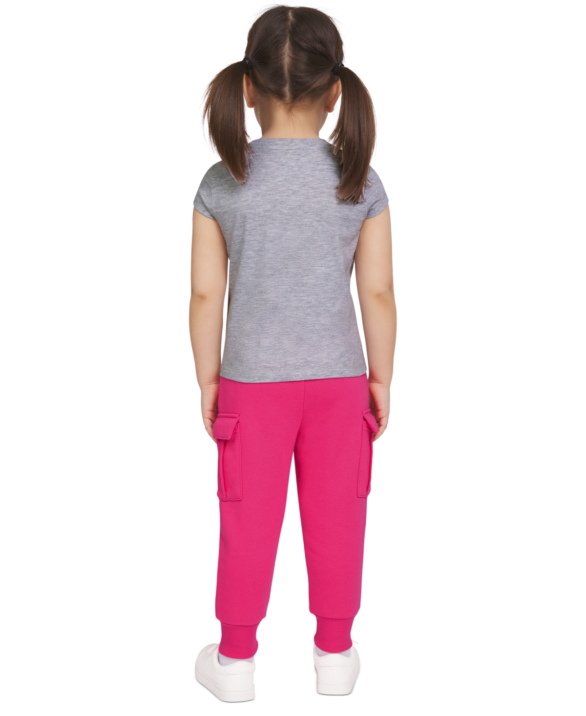 Champion Toddler Girls Logo Graphic T-shirt & Jogger Pants, 2 Piece Set In Grey Heath