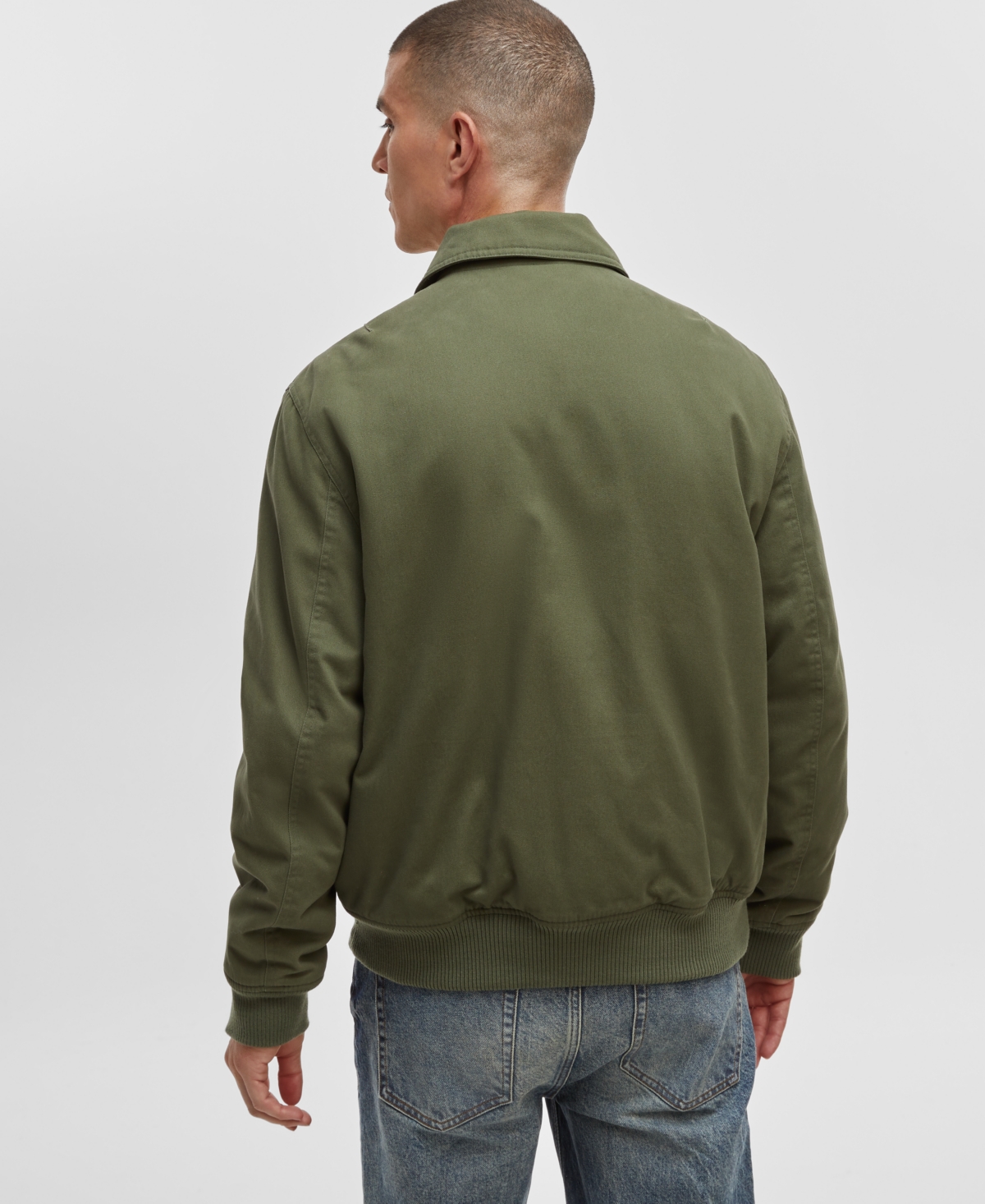 Mode of One Men's Multi Pocket Bomber Jacket, Created for Macy's