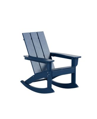 Modern Adirondack Outdoor Rocking Chair