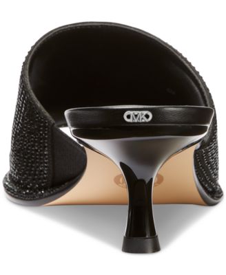 Michael Kors Women's Lara Embellished Kitten-Heel Sandals - Macy's