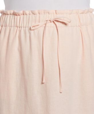 Plus Size Drawcord Skirt