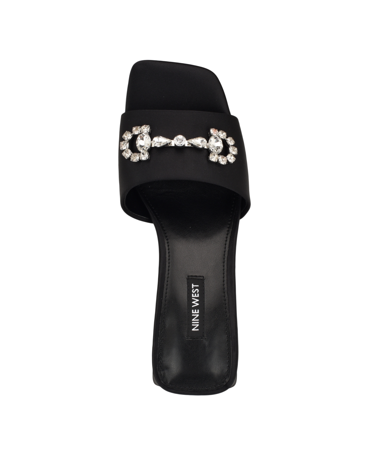 Nine West Women's Bamsy Square Toe Slip-on Dress Sandals