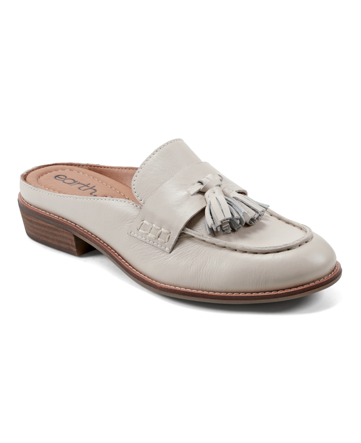 EARTH WOMEN'S EVERETT TASSELS SLIP-ON MULE LOAFERS 