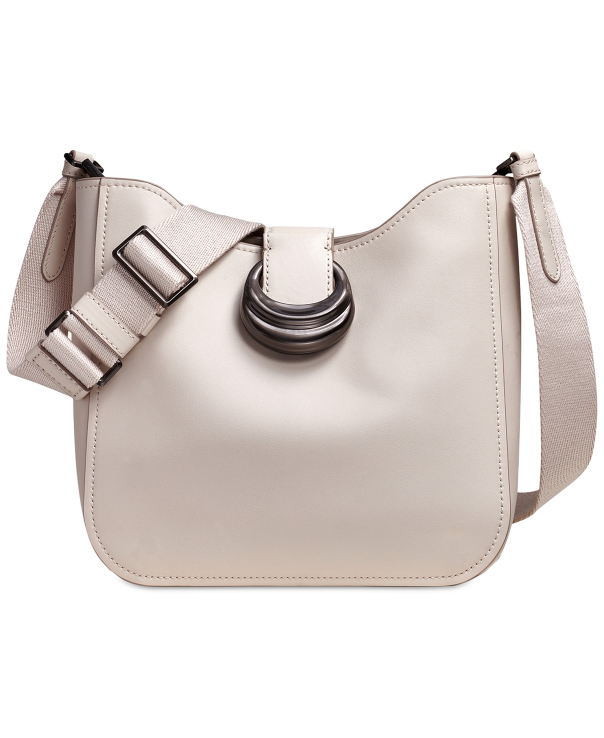 Donna Karan Valley Stream Buckle Crossbody In Sand